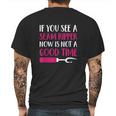 Funny Sewing If You See A Seam Ripper Quilting Mens Back Print T-shirt