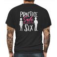 Funny Social Distancing Stay 6 Feet Away Gift Mens Back Print T-shirt