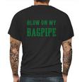 Funny St Patricks Day Bagpipe For Men St Paddy Mens Back Print T-shirt