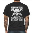 Funny Steamfitters Steam Pipe Welding Mens Back Print T-shirt