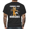 Furry Fandom Furries Give Hugs Mens Back Print T-shirt