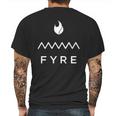 Fyre Festival Mens Back Print T-shirt