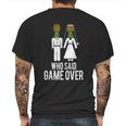 Who Said Game Is Over Swingers Pineapple Gift Mens Back Print T-shirt