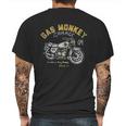 Gas Monkey Garage Sketched Hot Rod Mens Back Print T-shirt