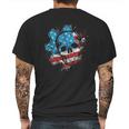 Gears American Flag Omen Mens Back Print T-shirt