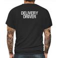 Generic Delivery Driver Food Delivery Courier Mens Back Print T-shirt