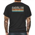 German Capital City Vintage Souvernir 70S 80S Retro Berlin Mens Back Print T-shirt