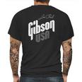 Gibson Les Paul T-Shirt Mens Back Print T-shirt