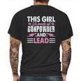 This Girl Is Made Of Gunpowder And Lead Mens Back Print T-shirt