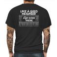 Like A Good Neighbor Stay Over There Social Distancing Mens Back Print T-shirt