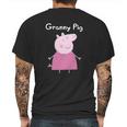 Granny Pig T-Shirt Mens Back Print T-shirt