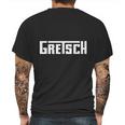 Gretsch Guitars And Drums Mens Back Print T-shirt