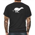 Greyhound Racing Mens Back Print T-shirt