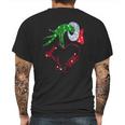 Grinch Hand Holding Love Hair Stylist Mens Back Print T-shirt