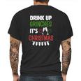 Grinch - Keep Calm And Grinch On Mens Back Print T-shirt