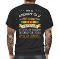 Im A Grumpy Old Vietnam Veteran Mens Back Print T-shirt