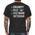 Grumpy Old Vietnam Veteran V2 Mens Back Print T-shirt