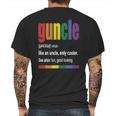 Guncle Shirt Mens Back Print T-shirt