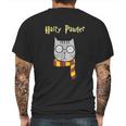 Hairy Pawter Funny Cute Magic Cat With Glasses Gift Mens Back Print T-shirt