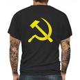 Hammer And Sickle Mens Back Print T-shirt