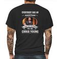 Happens To Be Chris Young Mens Back Print T-shirt