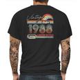 Happy 33Rd Birthday Vintage May 1988 33 Years Old Mens Back Print T-shirt