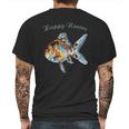 Happy Norooz Shubunkin Goldfish Persian New Year Mens Back Print T-shirt