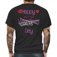 Happy Singles Day Valentines Romantic Mens Back Print T-shirt