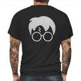 Harry Glasses Lightning Bolt Hair Mens Back Print T-shirt