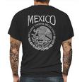 Hecho En Mexico Mexican Flag Coat Of Arms Escudo Mexicano For Men Mens Back Print T-shirt