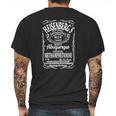 Heisenberg Jack Daniel’S Style Mens Back Print T-shirt