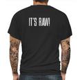 Hells Kitchen Its Raw Mens Back Print T-shirt