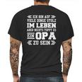 Herren Nichts Toppt Es Ein Opa Zu Sein Vatertag T-Shirt Mens Back Print T-shirt