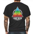 Hierarchy Of Needs Psych Mens Back Print T-shirt