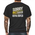 Hospital Chaplain Mens Back Print T-shirt