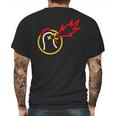 Hot Ones Vintage Line Art Mens Back Print T-shirt