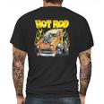 Hot Rod 55 Gasser Blown Jacked Up Flames Car Mens Back Print T-shirt