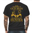 Hunter College Mens Back Print T-shirt