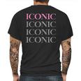 Iconic Jeffree Star For Dark T-Shirt Mens Back Print T-shirt