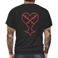 Impact Merchandising Kingdom Hearts Heartless Fitted Jersey Mens Back Print T-shirt