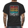 Indiana State Vintage 1970S 1980S Retro Mens Back Print T-shirt