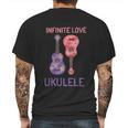 Infinite Love Ukulele Mens Back Print T-shirt