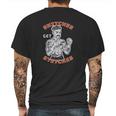 Inmate With Tattoo Mens Back Print T-shirt