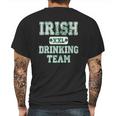 Irish Xxl Drinking Team Mens Back Print T-shirt