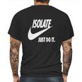 Isolate Just Do It White Mens Back Print T-shirt