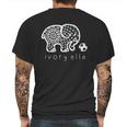 Ivory Ella Elephant Mens Back Print T-shirt