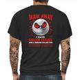 Jack Skellington Walk Away I Have Anger Issues Stupid People Mens Back Print T-shirt