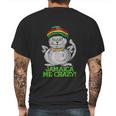 Jamaica Me Crazy Top Funny Gift Jamaican Reggae Music Cat Mens Back Print T-shirt