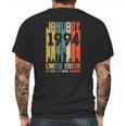 January 1994 27 Years Old 1994 Birthday Gift Mens Back Print T-shirt