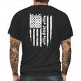 Jeep American Flag Mens Back Print T-shirt